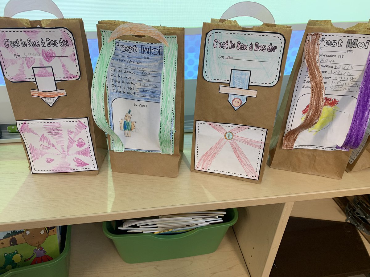 Learning new vocabulary! Dans mon sac à dos!