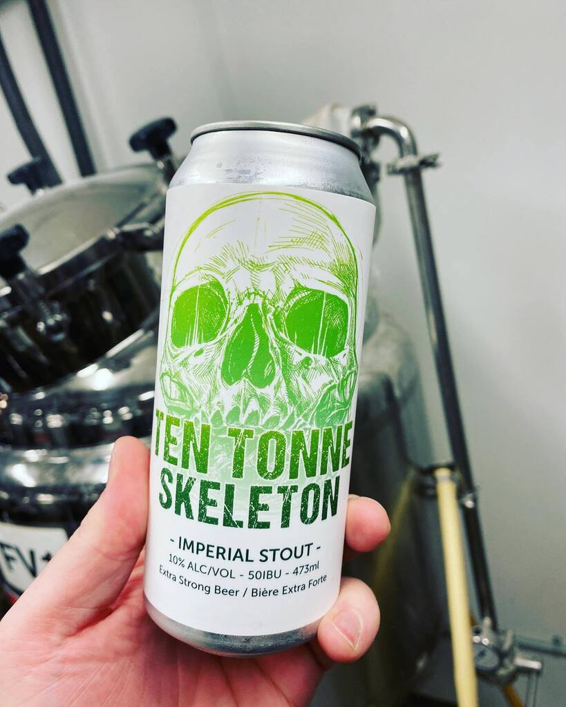 SVbrewing's tweet photo. 🩻🚨FINAL ANNIVERSARY RELEASE🚨🩻

For our final anniversary release, we decided on something “thicc” and new!

Please welcome “Ten Tonne Skeleton” Imperial Stout! It’s thick and creamy with rich chocolate and coffee notes. Yet, surprisingly easy to drin… https://t.co/tcHsDLA21n https://t.co/hSY2i8CPA7