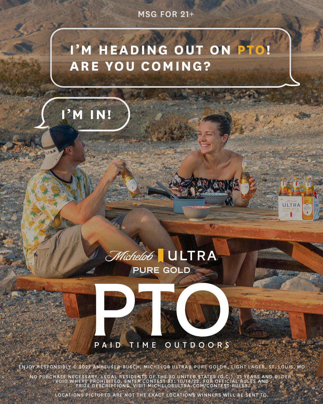 Michelob ULTRA On Twitter POV You Just Won A PTO Getaway Tag The 3 