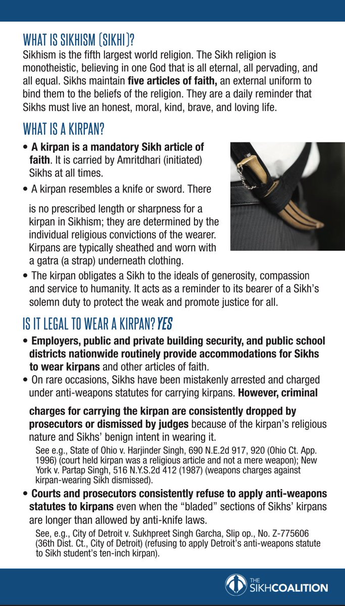 weaponrespecter's tweet image. singh was taken out of his dorms in cuffs like a criminal for simply wearing a kirpan. 

these same universities will tell you it’s a safe space and your identity matters, then will press charges on you for exercising your first amendment rights