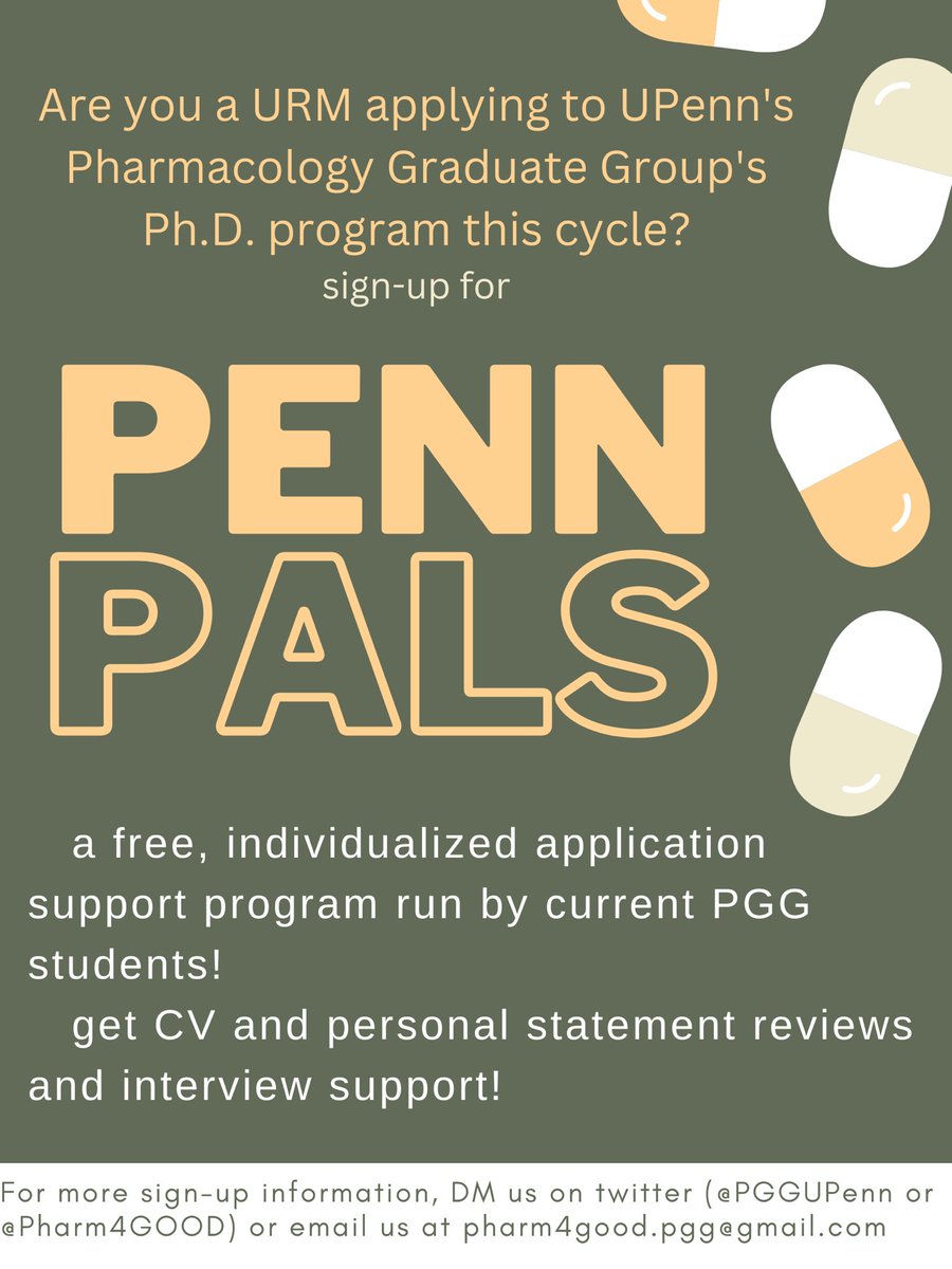 Please help us reach our URM prospective applicants so that we can support them during this application cycle through our Penn Pals program!