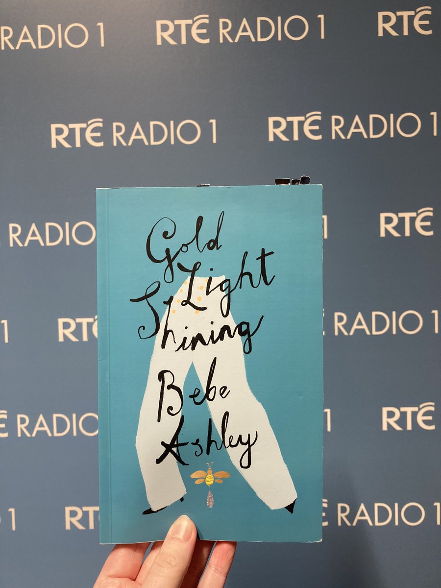 In this copy of Gold Light Shining, I have a list of the places I’ve read at. For @CultureNight  #ReadMor it was @RTERadio1! The hour flew by!