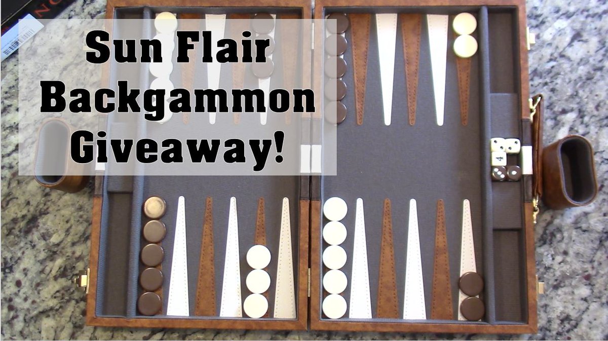 EricBuffington1's tweet photo. Enter now to win this $40 Backgammon Set! I'll have an unboxing video posting on Monday, but you can enter now! Best of luck!

https://t.co/OzjVcXVXd9 https://t.co/CPRusxCnnS