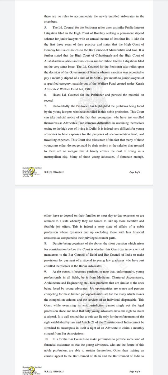 amitdwivedi1008's tweet photo. Whenever young Advs take up issues of #public_interest,they r jibed as publicity seekers by elites.

Prayers in this grt PIL wr not limited to stipend only,it prayed for #co_working_space too.

Such spaces with gud #WiFi can enable young Advs to operate independently&amp;with dignity https://t.co/yL59hIJPs9