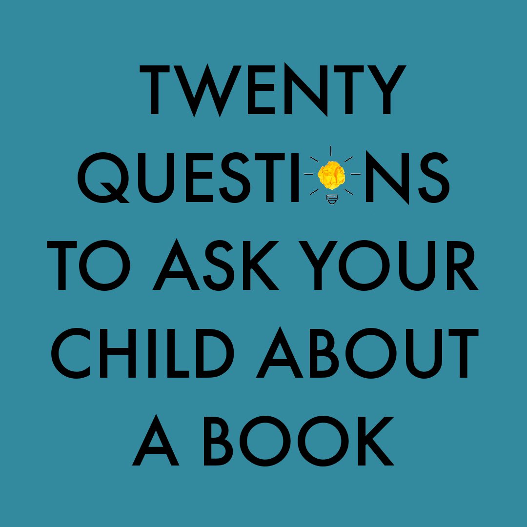 _lrbt_'s tweet photo. BOOM.
My top TWENTY ways to get kids talking about the books they are reading.
Even better? Teach them to ask YOU these questions about what YOU are reading. ๐
#RaisingReaders #literacyathome #booktalk #bookclubs #bookclubforkids #reallifeliteracy #readingcomprehension https://t.co/fU878qtNof