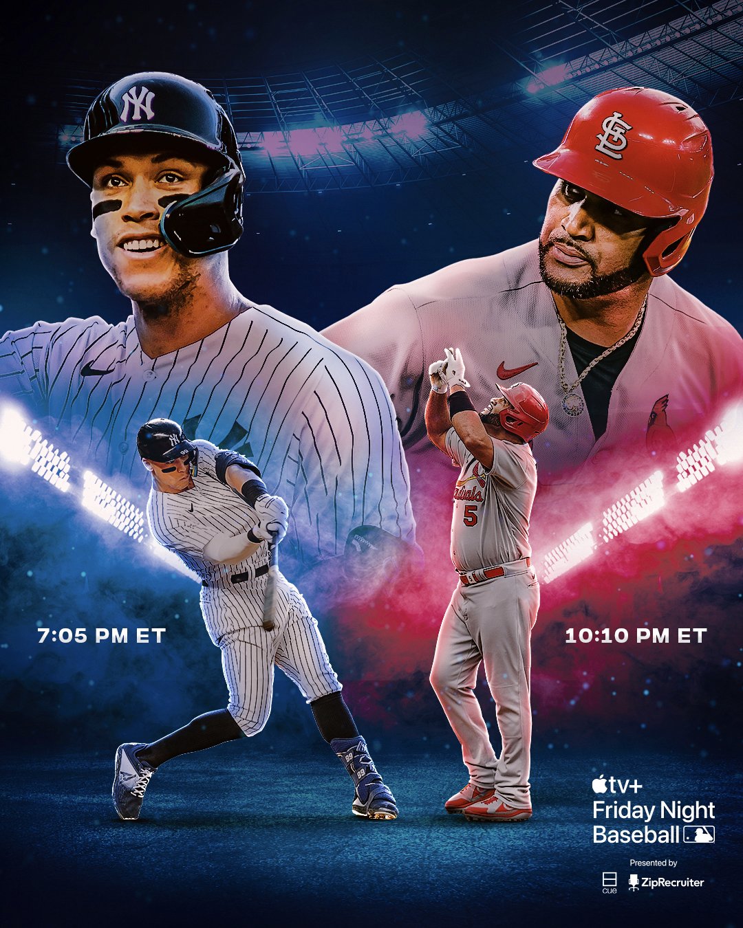MLB on X: #AaronJudge & #AlbertPujols chase history tonight