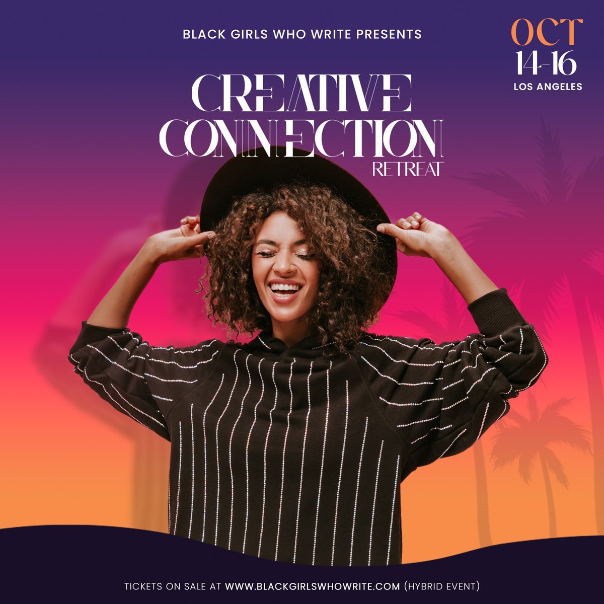 BGWW_'s tweet photo. Have you copped your ticket for our #CreativeConnectionRetreat? Make sure you grab your virtual and/or in-person ticket before it’s too late!
🎟️: https://t.co/ETdfIuXwmg https://t.co/A4kKpNZPHf
