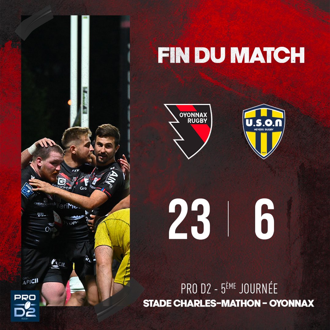 OyonnaxRugby's tweet photo. ๐ ๐
๐๐ ๐๐ ๐๐๐๐๐
#PROD2 #OYOUSON #TOUSOYOMEN https://t.co/UyHEkqzac5