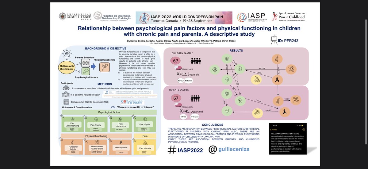 Guillermo Ceniza-Bordallo (@guilleceniza) on Twitter photo 💥Here I leave my #IASP2022 poster! If someone wants to know more about the study, has doubts or ideas, wants to collaborate or thinks I can collaborate on something, or just have coffee and chat, please do not hesitate to contact me by MD or by mail! (gceniza@ucm.es) ⬇️ 💥Here I leave my #IASP2022 poster! If someone wants to know more about the study, has doubts or ideas, wants to collaborate or thinks I can collaborate on something, or just have coffee and chat, please do not hesitate to contact me by MD or by mail! (gceniza@ucm.es) ⬇️