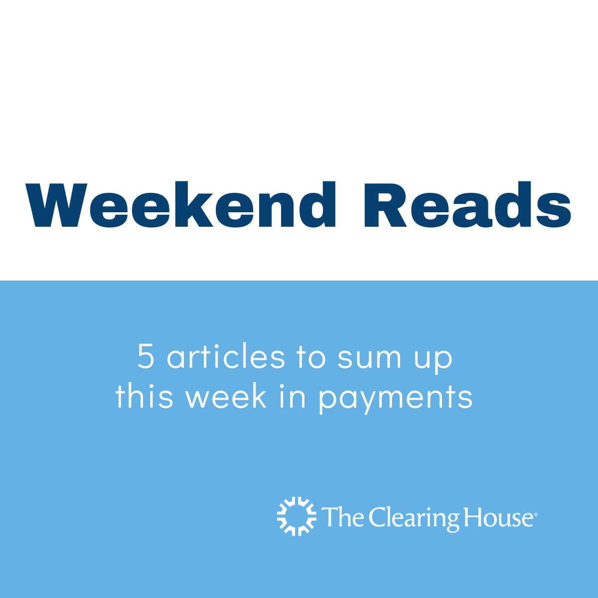 Real-time payments insights, earned wage access news, and updates on <a href="/DailyPay/">DailyPay</a> and <a href="/earnin/">EarnIn</a> are included in this weekend's reading list. Happy reading, and happy first weekend of fall! 🍂

#payments