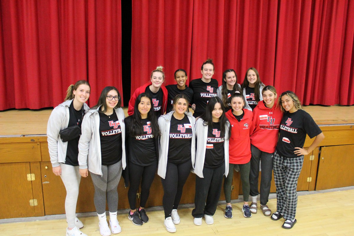 CU Student-Athletes participating in <a href="/CaldwellUniv/">Caldwell University</a>  Day of Service on campus #CougarNation