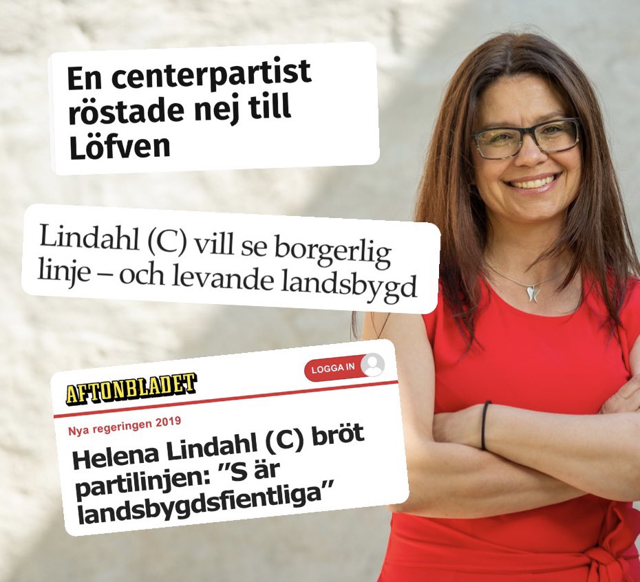 Vi nominerar Helena Lindahl till ny partiledare för Centerpartiet! 

Med henne som partiledare borde Moderaterna välkomna Centerpartiet tillbaka till borgerligheten 🍀💙