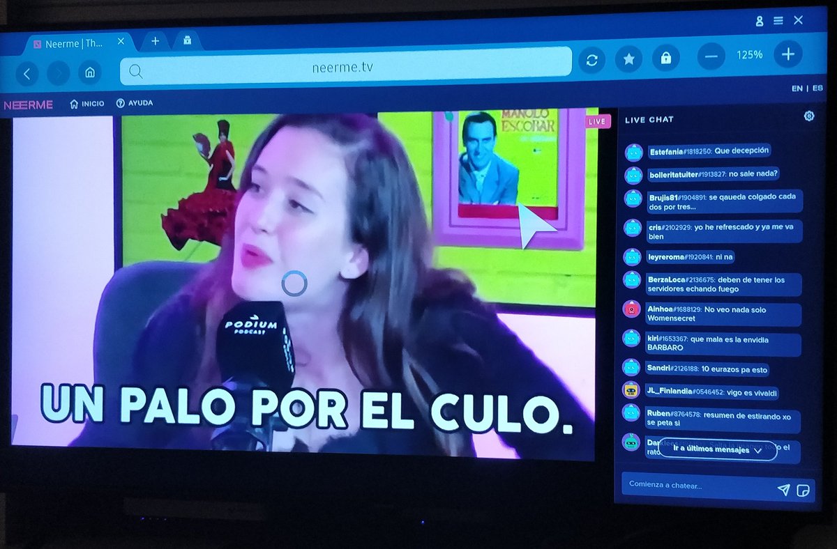 El streaming de <a href="/EstirandoChicle/">Estirando el chicle</a> se queda pillado cada dos por tres, pero por lo menos se ha colgado aquí 🤣 #estirandoelchiclewizink #EstirandoElChicle