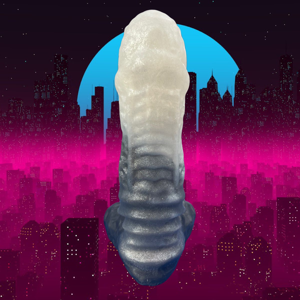 What’s your favorite thing about Cyberpunk Fiction? The High Tech/Lowlife theme? Implantable technology? Crazy high tech drugs? How about a Cybernetic Dong? Inspired by our favorite Tech-Noire stories, the Nexus 6 is loaded with interesting textures and ridges. Medium firmness.