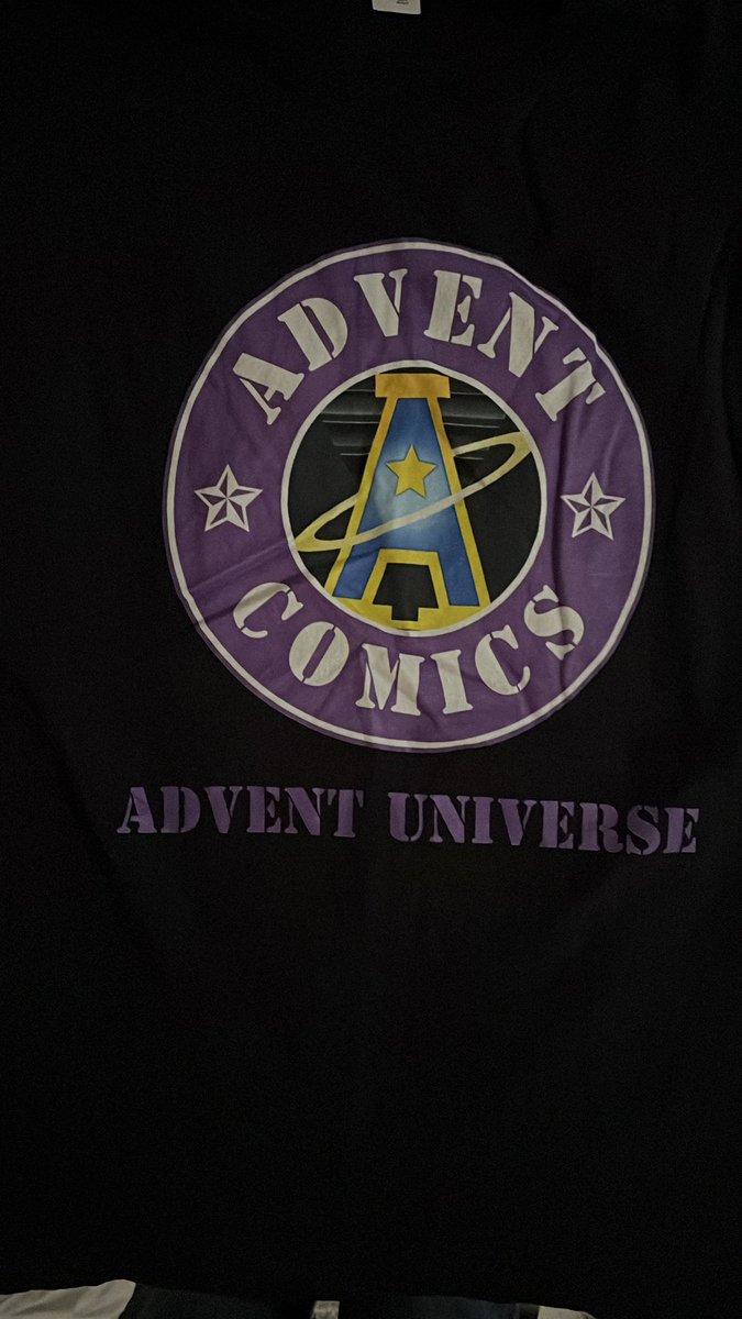 PaulSchnake's tweet photo. @AdventComics @LoriHayesAuthor Yessir! And I’m doing my best to rep the brand! https://t.co/jMeP7FUJZM