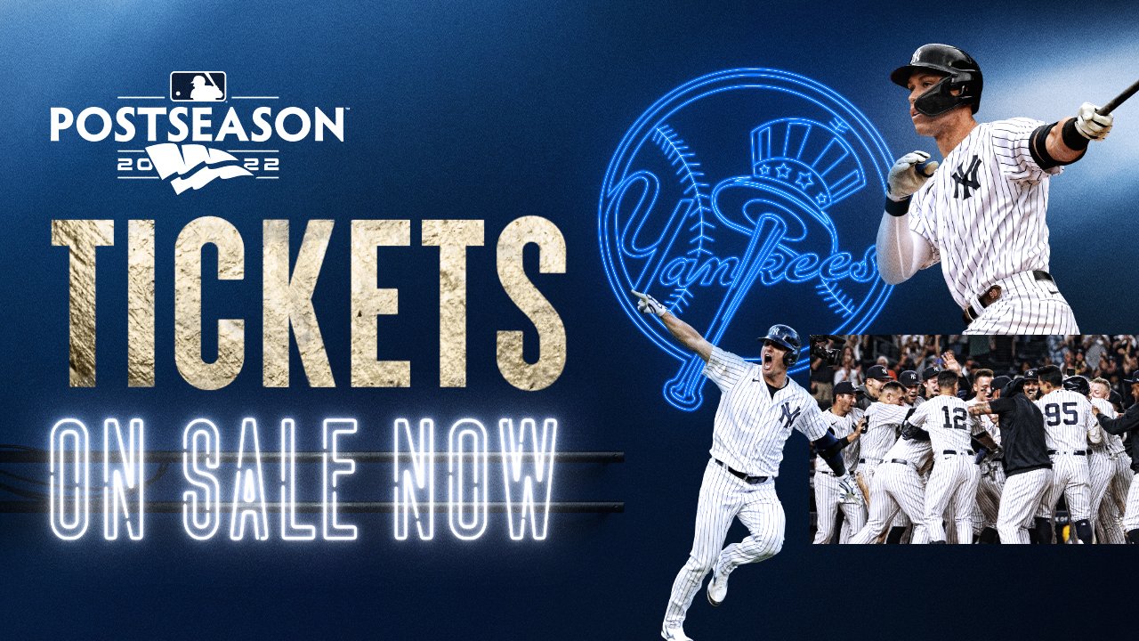 New York Yankees on X: Pack the house for the Postseason. 🎟️:    / X