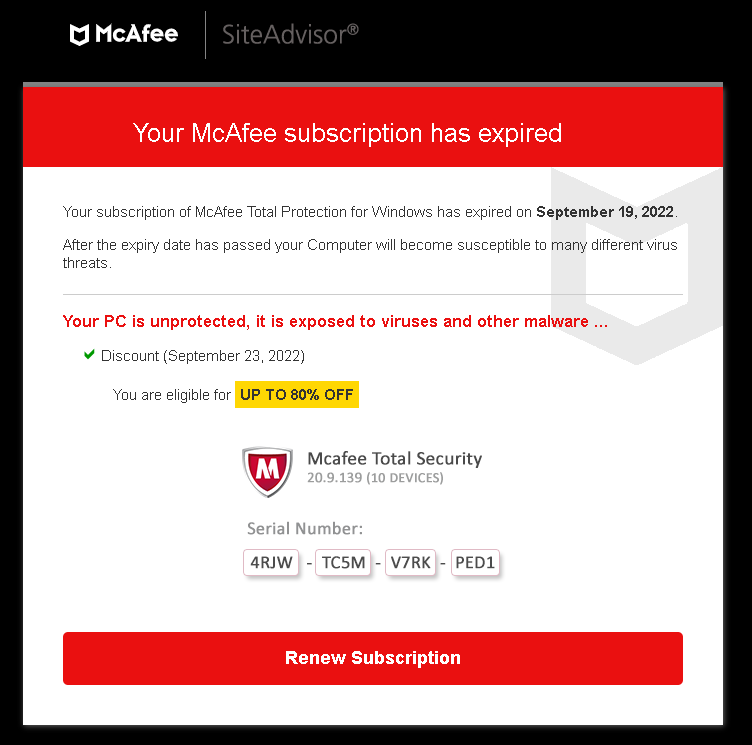d1savow3d's tweet image. https://premium-notification[.]com/pl/en-us/soft/site_advisor/1/mcafee
#fakescanner #phishing #infosec
🔔@NameCheap