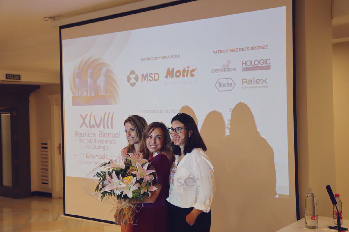 SECitologia's tweet photo. 🙏🏼🙏🏼🙏🏼🔬✨✨✨✨Muchísimas gracias a todos los asistentes, a los excelentes ponentes @mdlozanoe @sza_jhcyto  @MerceJorda1 y al comité organizador de la #SEC2022G ¡Ha sido increíble! Muchísimas gracias! 
Y continuará… #SEC2025 #cytopath https://t.co/GSd1V3uEw2