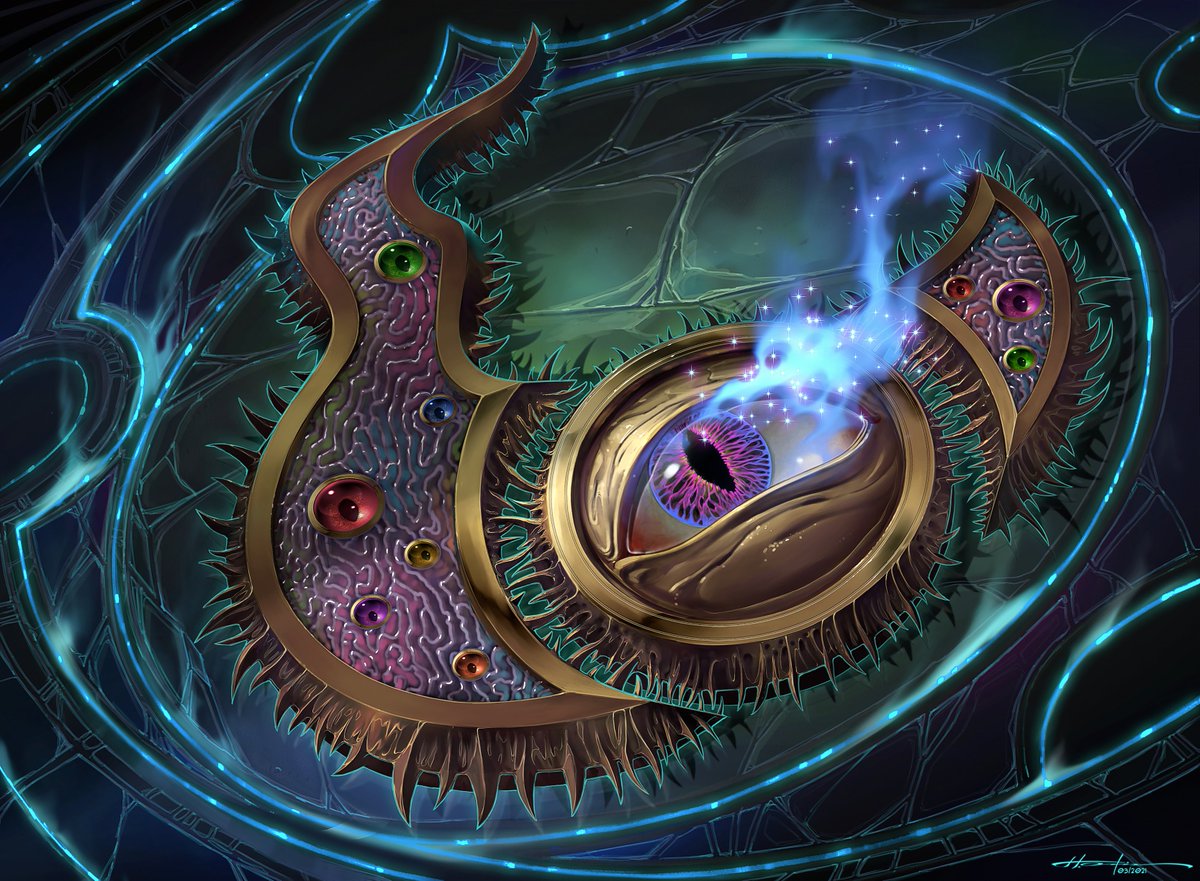 Talisman of Creativity. Magic the Gathering. 
Universes Beyond: Warhammer 40,000.
AD: Matt Cavotta

#mtg40k #MTG #warhammer40k