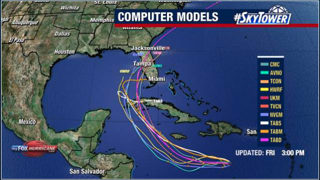 FMIT Alert Level 3: Moderate - Tropical Depression 9 Continuing to Move West-Northwest Through The Caribbean; Still Expected to Become a Tropical Storm Later Today. Potential Major Hurricane Threat to FL Next Week. Additional Information at synergyfmit.com/fmit-alerts/