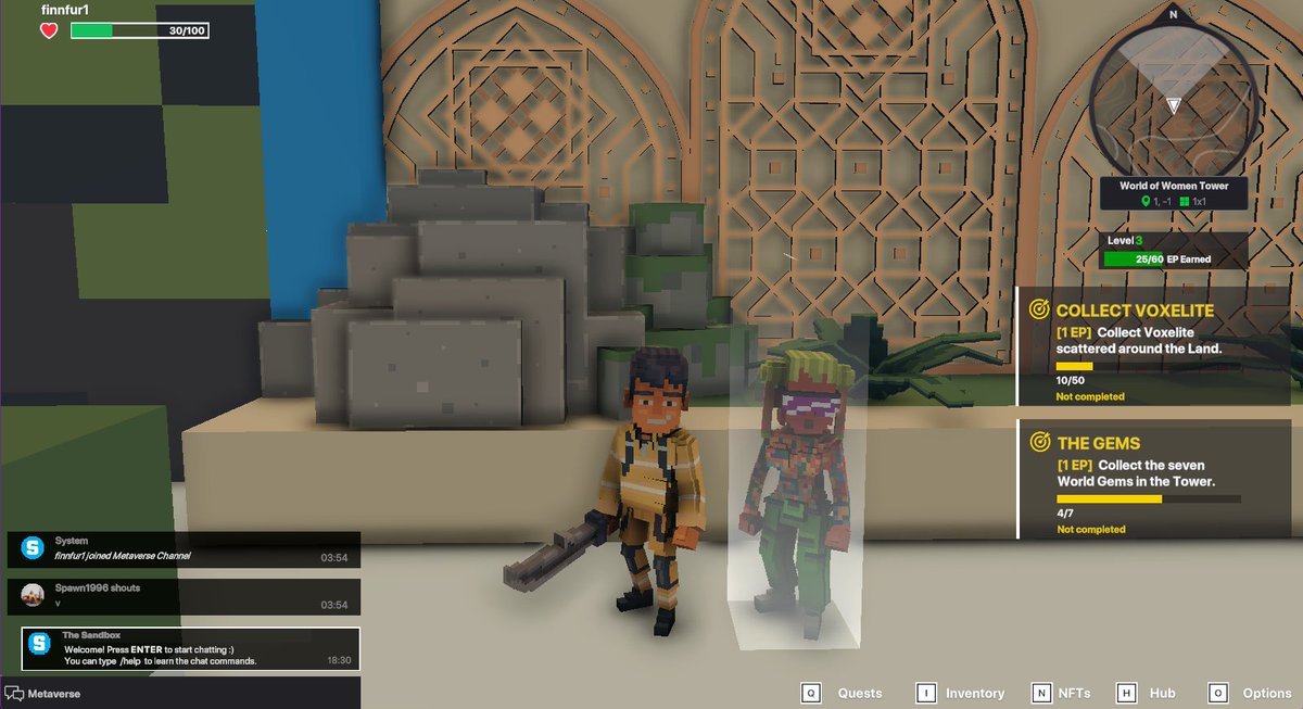 FurFinn's tweet photo. @TheSandboxGame @worldofwomennft yes I just participated in the #SandboxAlphaS3Giveaway for a chance to win 500 SAND! Found the hidden room in World of Women Tower, check out my screenshot below!
👇 https://t.co/kUk59N2UjN
