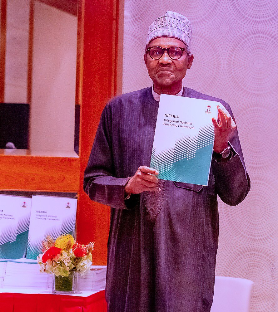 Adejoke_O_A's tweet photo. Today on the Margins of the #UNGA77 HE. President @MBuhari Launched #INFFNigeria Report! This occasion marks a significant milestone in our commitment and efforts to achieve the SDGs in Nigeria. Indeed, following the historic adoption of the SDGs in September 2015. #FinancingNig https://t.co/S5g3XfkKi9