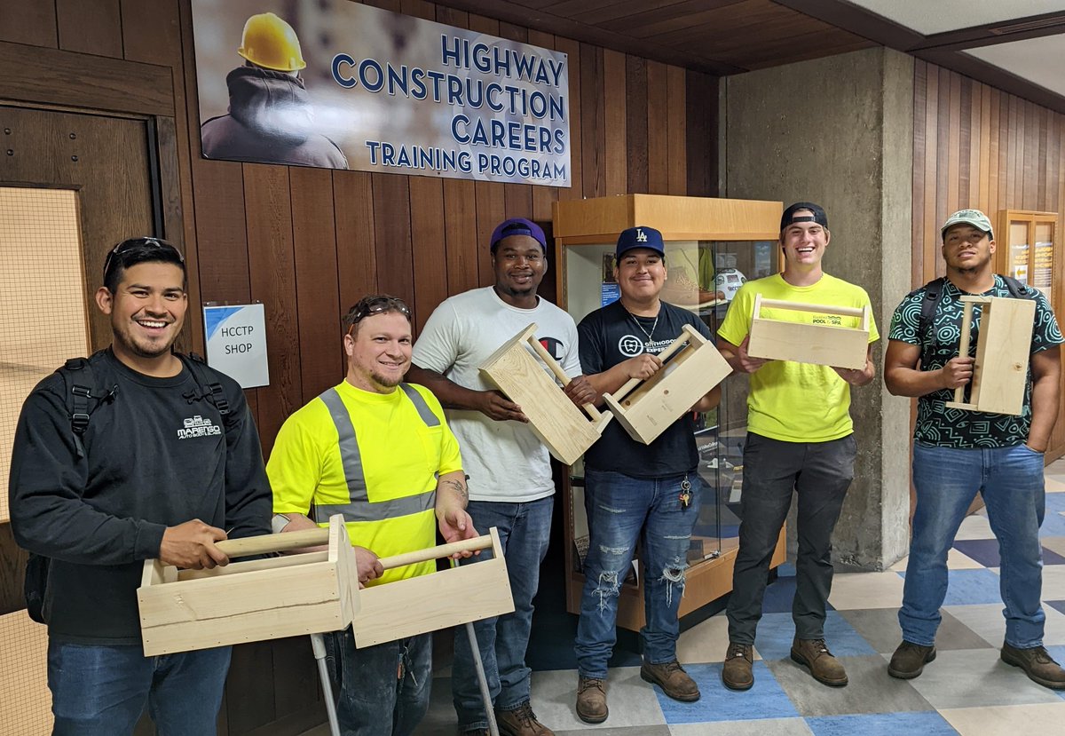 rvcgoldeneagles's tweet photo. Our #Apprenticeship Readiness Program (#HCCTP) students practiced hands-on #carpentry skills this week. Check out their great work! π https://t.co/j6QE3GdJPX