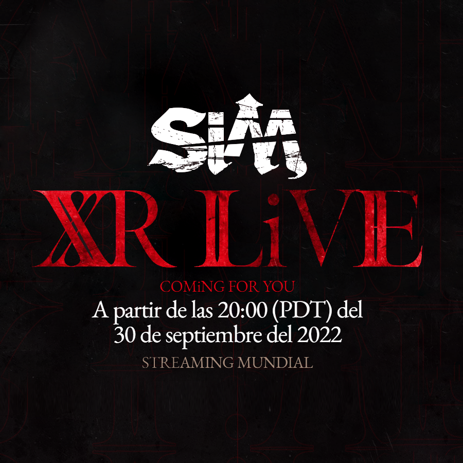 AkellieChan's tweet photo. ¡Chicos! 

¡La banda SiM que hizo el último opening de Attack on Titan "The Rumbling" estará realizando un concierto virtual con tecnología XR! 
¡El concierto será el 30 de Septiembre a las 8 pm PDT o 10 pm hora México!

Información y compra de boletos
https://t.co/PNs1WpS4Cd https://t.co/MX3nQ0o9qB