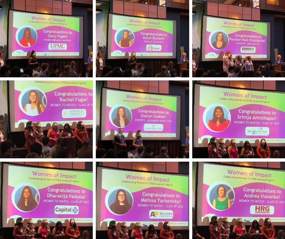 whitakercenter's tweet photo. Thank you to all of our sponsors, the Women in STEM planning committee, our emcee @Aliciaabc27 and keynote speaker Bilita Mattes (@HarrisburgU). We had an inspiring night honoring Women in STEM during our 2022 Women in STEM Awards Program!

#womensupportingwomen #careersinSTEM https://t.co/6JgI1KqXFH