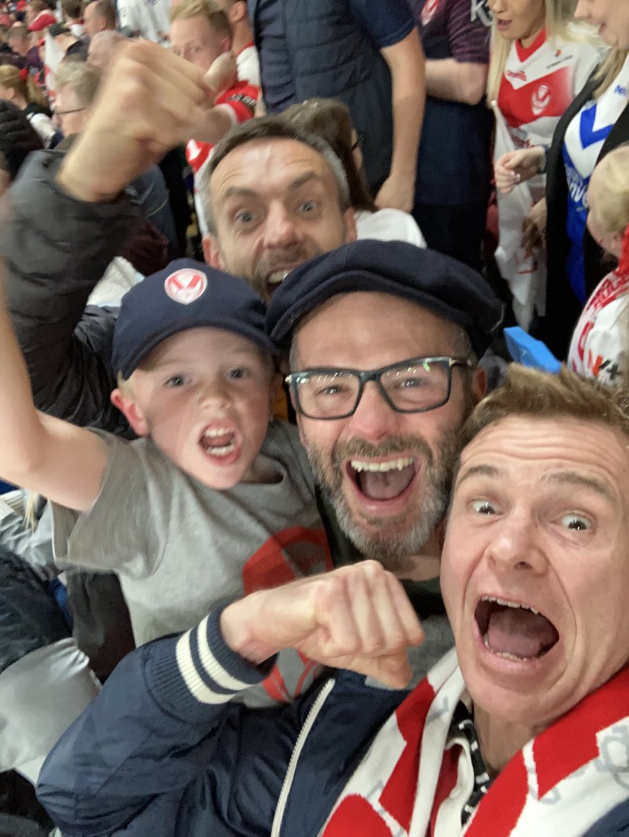 DJMcCormack's tweet photo. After an entertaining few days of tabloid hyperbole and lunacy about ineptitude, corruption, brown envelopes, excessive force, unnatural angles, exploitation of small print and Wilf George, let’s cut to the chase: we love rugby league…but we love ⁦@Saints1890⁩ more. #COYS https://t.co/K6PlwKgVJ0