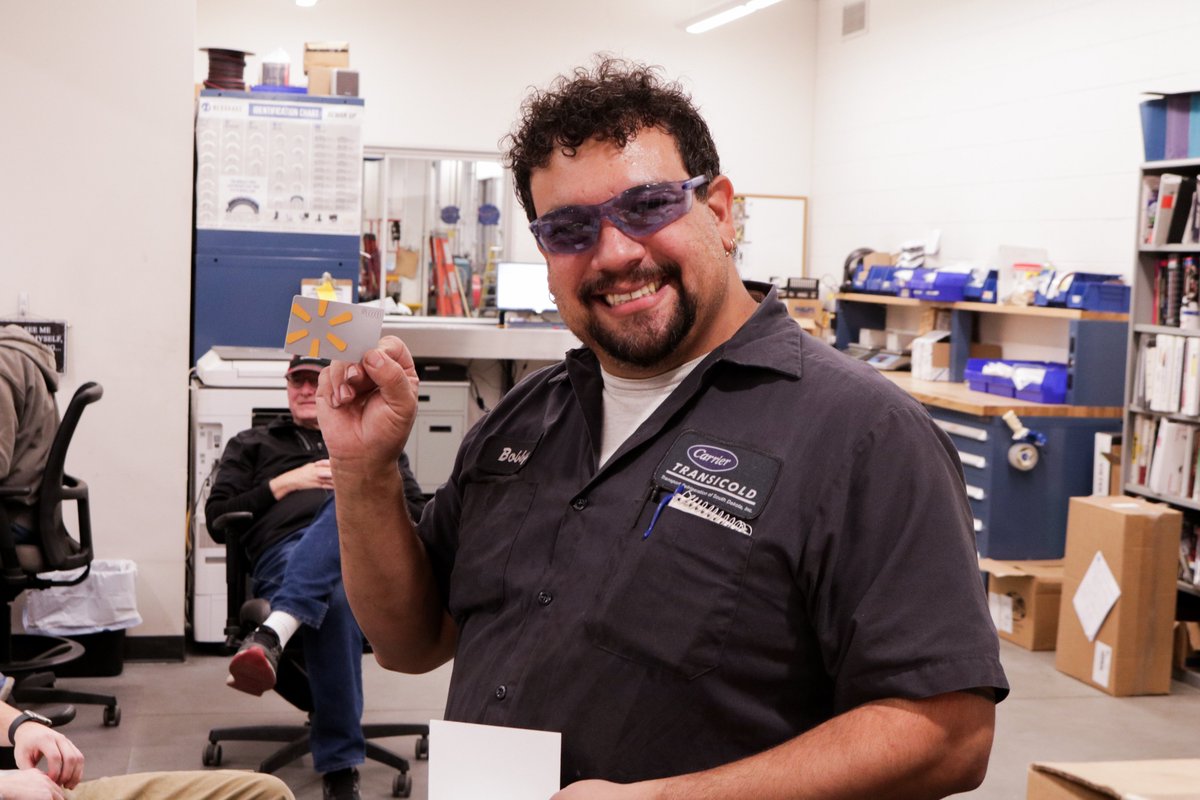 mstatesutility's tweet image. As usual, we had a great monthly safety drawing with $900 worth of gift cards available to win between all the Sioux City employees in thanks for being safe at work and preventing preventable injuries while on the job! Great work everyone!