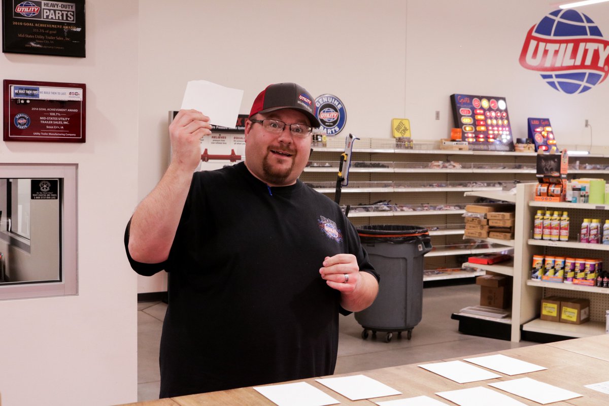 mstatesutility's tweet image. As usual, we had a great monthly safety drawing with $900 worth of gift cards available to win between all the Sioux City employees in thanks for being safe at work and preventing preventable injuries while on the job! Great work everyone!