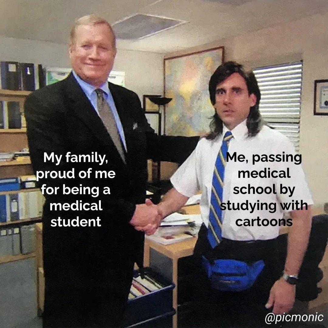 picmonic's tweet photo. 😎
#meme #healthcarememe #nursing #medicine #healthcareworker #rnstudent #lpnstudent #otstudent #medstudent #medicalschool #dptstudent #pastudent #pharmstudent #cnastudent https://t.co/TZV6w6zUTo