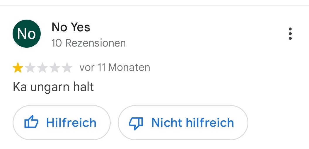 War da was in #Ungarn? #Googlebewertungen