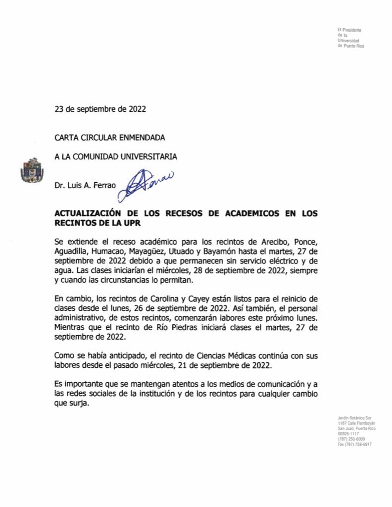 Universidad de Puerto Rico - UPR tweet media