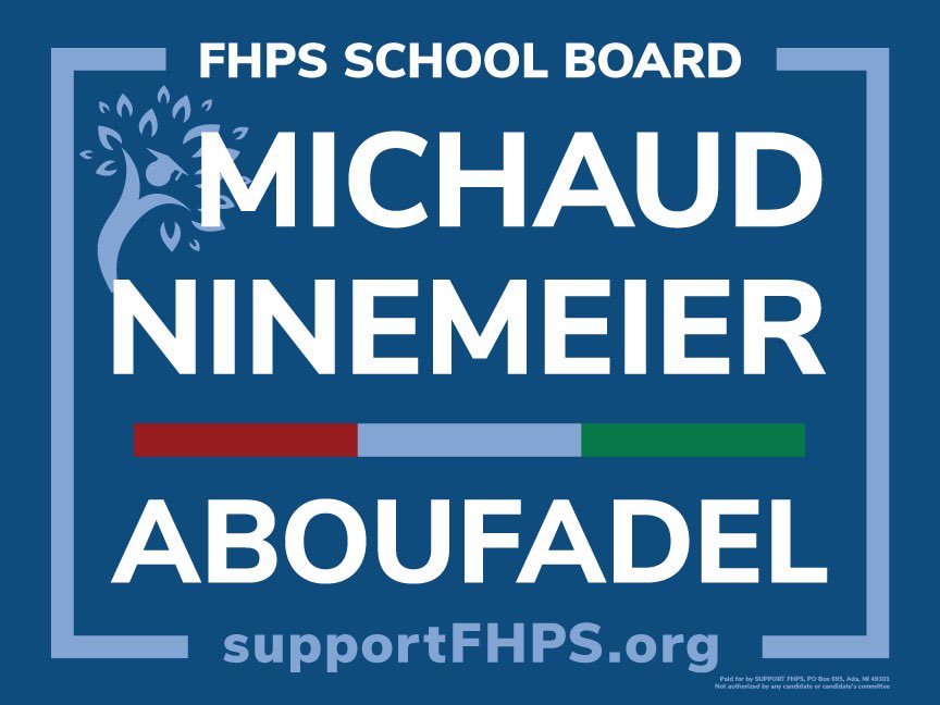 supportfhps's tweet photo. Endorsement alert! We were given a tall order to help narrow the vote from 13 and recommend Dr. CJ Michaud, Malorie Ninemeier, and Dr. Ed Aboufadel. This also leaves room to hear the forthcoming educators’ picks, your fave incumbent, friend or advocate. Vote by Nov. 8! https://t.co/K2VcF8BKwe