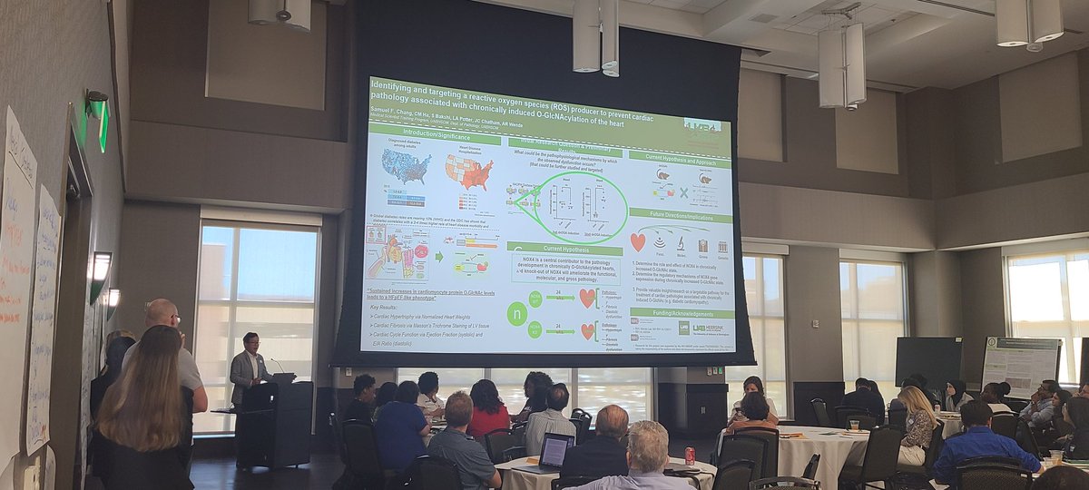 CourtneyASwain's tweet photo. I truly appreciated the opportunity to have presented at the annual @UABPathology retreat for the first-time and I'm so honored won a Pre-doctoral Poster Award! And congrats to my fellow @UABMSTP trainee @SamuelFChang for his excellent Data Blitz presentation and award! https://t.co/kTUY6LwOrW