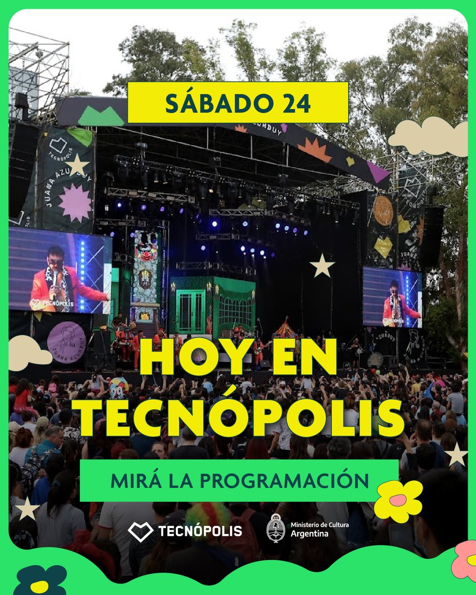 TecnopolisArg's tweet photo. 😍 Vení a festejar esta #FlorDePrimavera 🌺 a Tecnópolis.
📍 De 12 a 19 h.
🎫 Entrada libre y gratuita, sin reserva previa. https://t.co/p7DEa6kY6Q