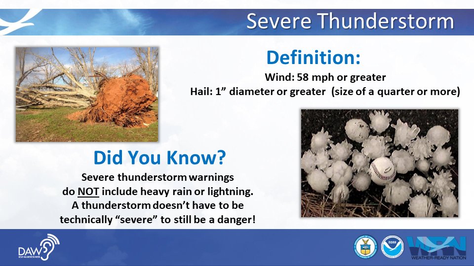 Did You Know - Severe thunderstorms can produce straight line winds that can cause just as much, if not more, damage than a tornado? youtube.com/watch?v=ooNllC…