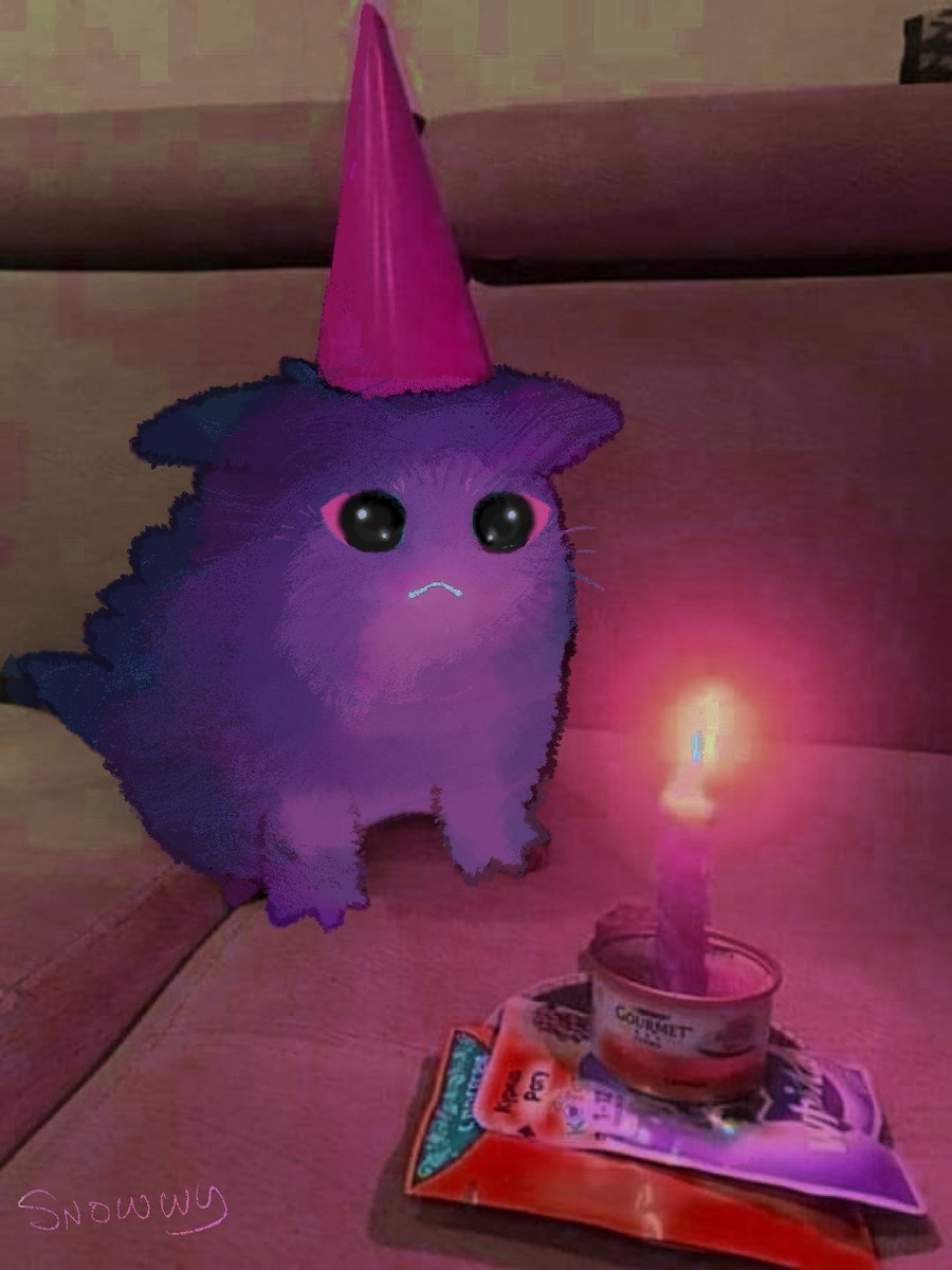 gender's birthday is today....... 🎉🎂👻