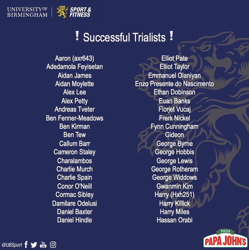 Birmingham Mens Football tweet media