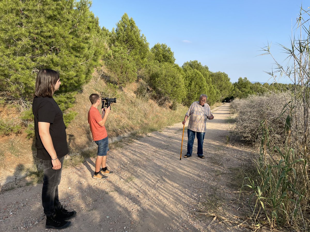 Ahir, prop Terrassa, acabàvem de gravar el documental de l’exguerriller Joan Busquets, el Senzill, que vam començar el mes de juny de l’any passat. #Maquis