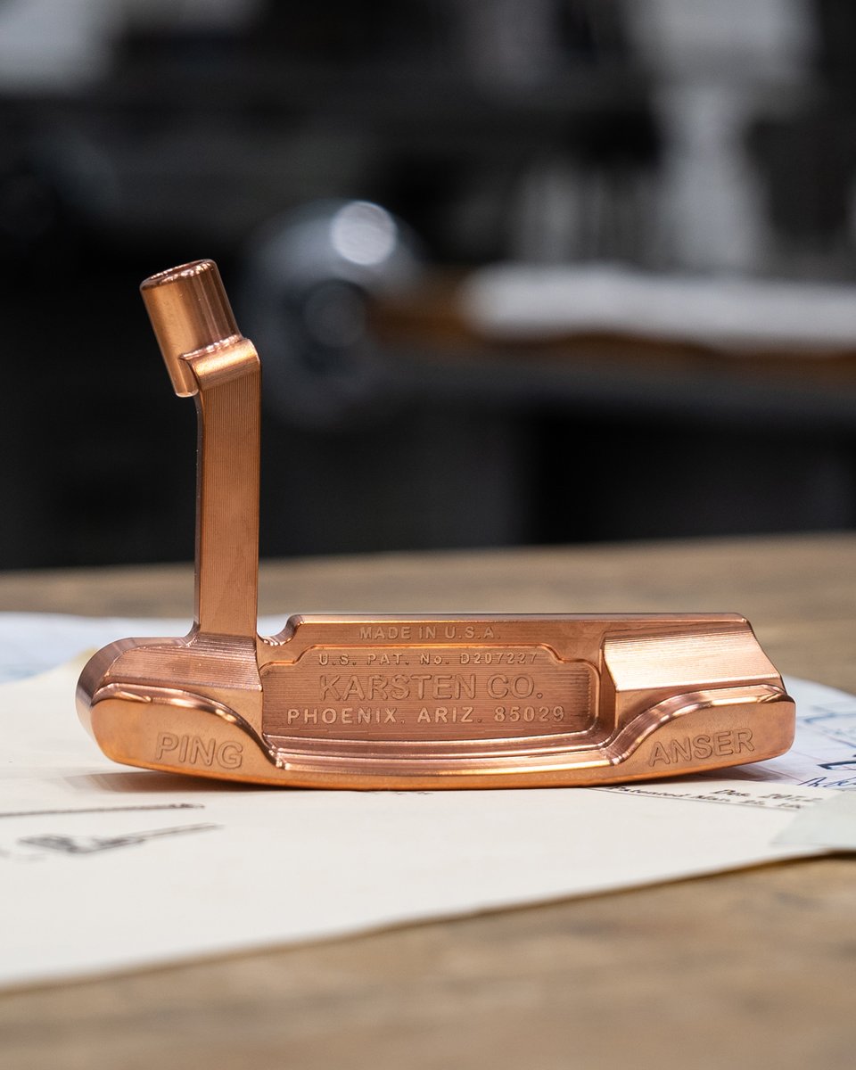 On Monday, the #PLD Limited collection continues with the #Anser Patent 55 in copper. Set your ⏰ to collect one of only 55 putters made. Available: 9.26.22 at 2 PM ET: bit.ly/3BTnxM4