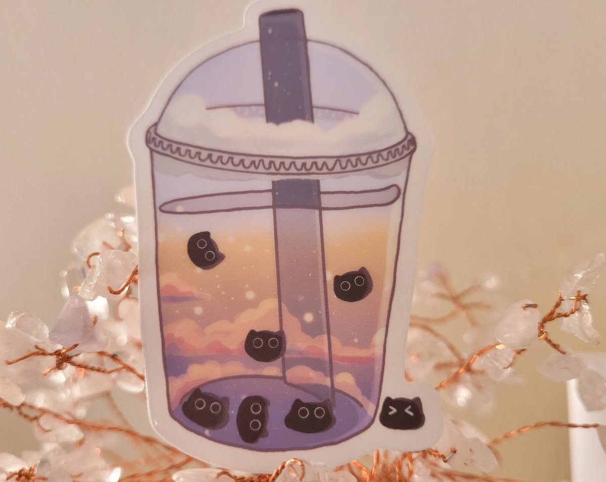amygallagher203's tweet photo. Boba cats!
 #boba #MelonHoneyStickers

👉https://t.co/jkMRHCJ7zW https://t.co/z8EeQbyklN