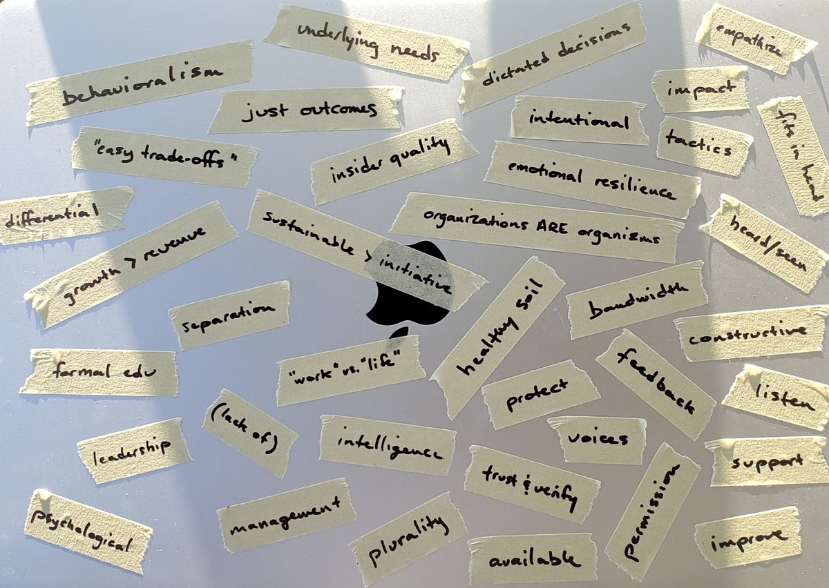 Some thoughts going into the weekend.