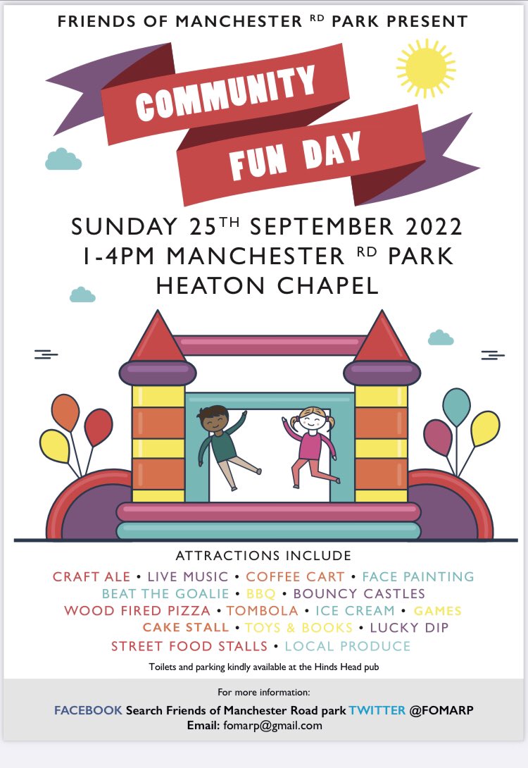 ☀️FUNDAY SUNDAY - 2️⃣ sleeps to go!☀️

🧁🌻Donations of cakes (labelled with ingredients) and plants for our stalls welcome! 🍰🪴

💰Please also bring CASH for the stalls and beer tent 💰

Parking/toilets at the Hinds Head pub - no parking on Ash Grove please!

#FundaySunday