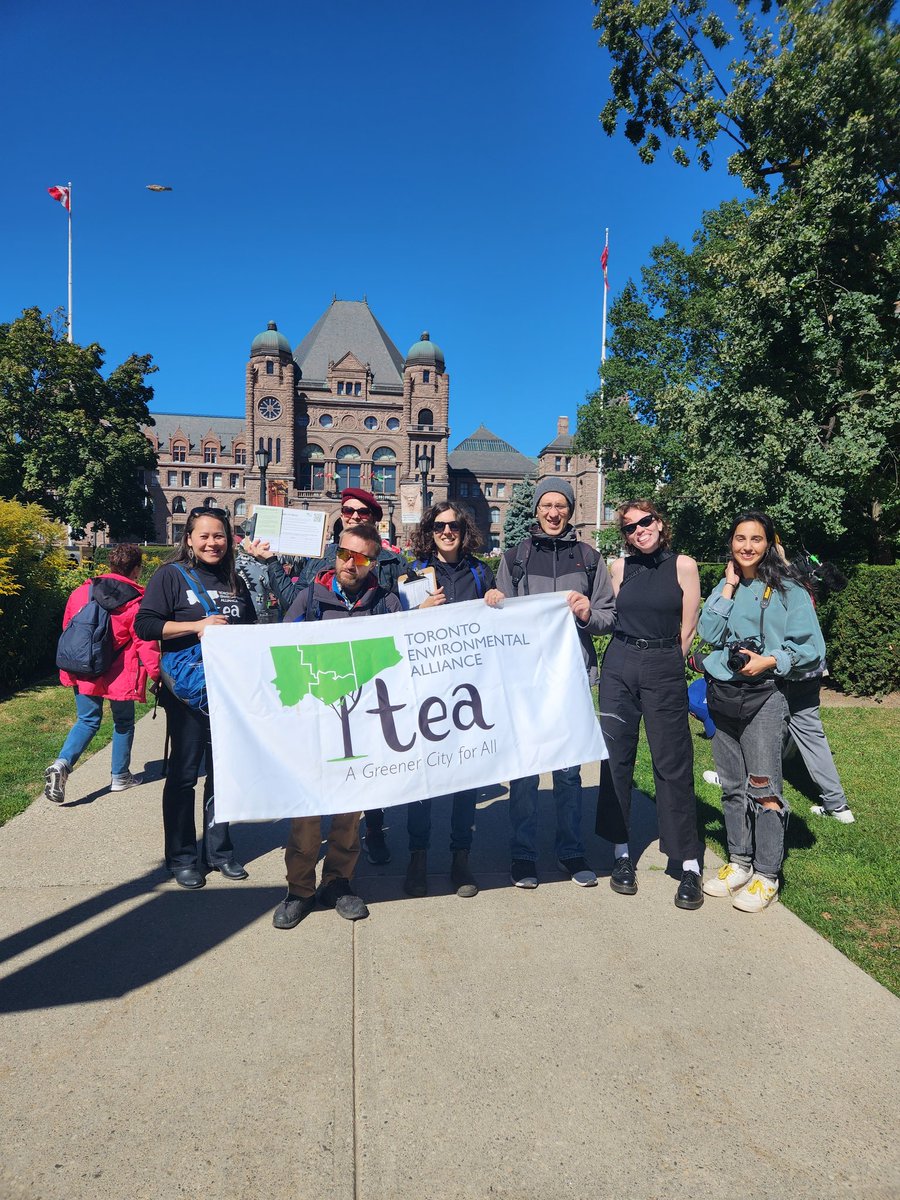 TOenviro's tweet photo. Today, we're joining the #ClimateStike rally and march!
With a municipal election just around the corner, we need a City Council of climate champions. Pledge to vote & tell your candidates to commit to key climate actions: https://t.co/SjKQrDqfyV https://t.co/a3MPRZDA9v