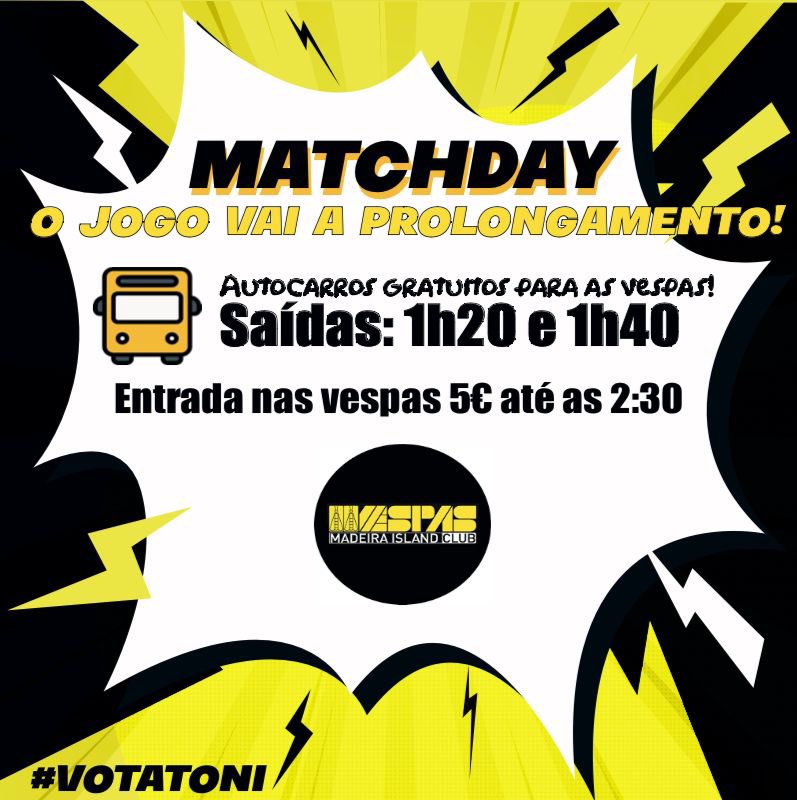 O jogo vai a prolongamento! ⚡️💛
Contamos convosco! #votaToni 🟡🟡