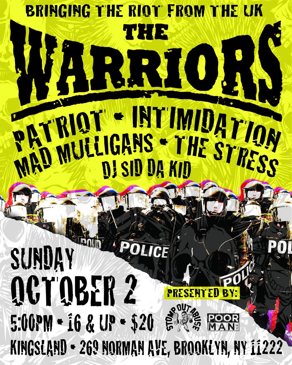 baluskin's tweet photo. Next Sunday Brooklyn NYC https://t.co/tYNR2xSZ4o
