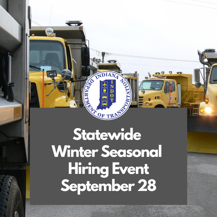 INDOT on Twitter "Do you know someone looking for seasonal employment